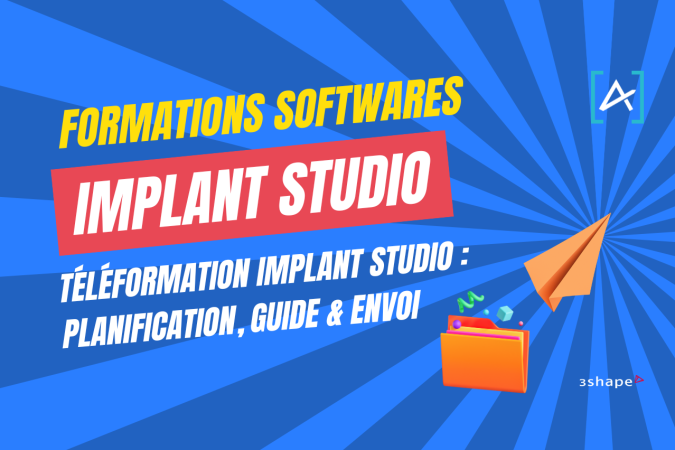 Visuel de la téléformation implant studio planification, guide & envoi